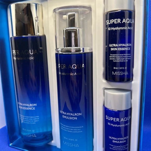 🍀 MISSHA 🍀 Super Aqua Ultra Hyalron + Essence Emulsion Korea Skincare Set 🍀 - Picture 5 of 6